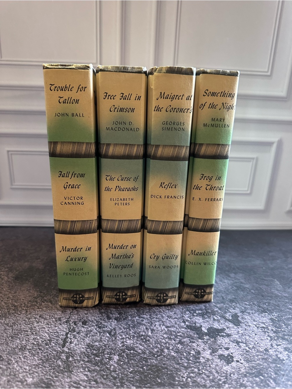 🕵️ 12 MYSTERIES IN 4! Vintage 1980/81 Detective Book Club Hardcover Collection